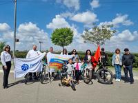 Астраханские энергетики организовали праздничный велопробег